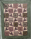Tumbling Baskets Quilt - - Finished Quilt