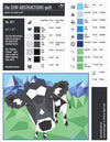 Cow Abstractions Pattern by Violet Craft