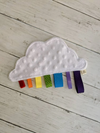 White Rainbow Cloud Crinkle Toy kit
