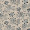 Willow Stippled Floral-Linen