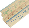 Wooden Yardstick: Double Sided with Inches & Centimeters