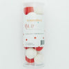 WoolFelt Balls-Red & White byKimberbell