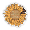 You are Worthy of Good Things Floral Sticker