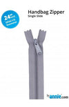 Zipper 24in Single Slide-Gunmetal Gray