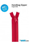 Zipper 24in Single Slide-Hot Red