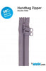Zipper 30in Double Slide-Gunmetal Gray