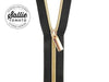 Zipper by The Yard-Black/Gold