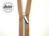 Zipper by the Yard-Natural Tape/Nickel Finish