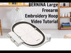 Large Freearm Embroidery Hoop w/ Ratchet Lock-BERNINA