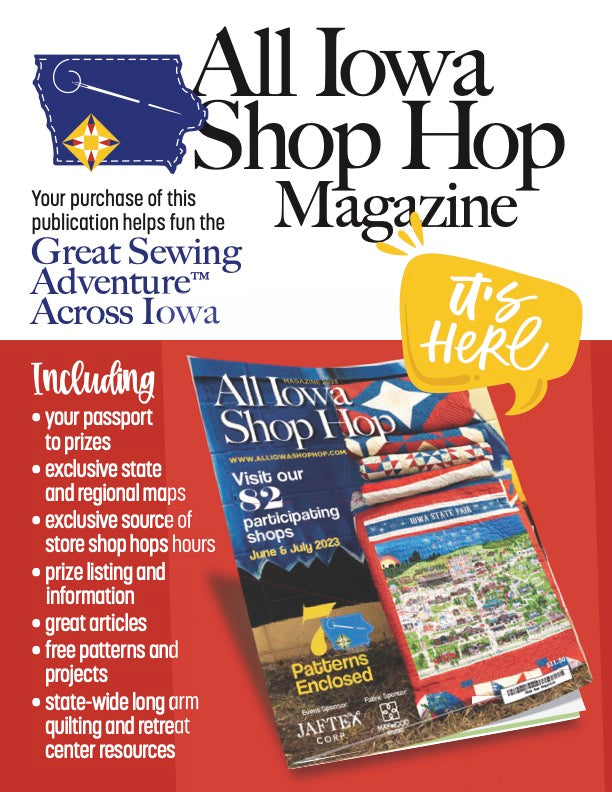 All Iowa Shop Hop Magazine 2023 Atlas Guide Inspired to Sew